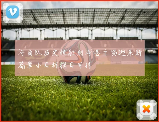 河南队历史性胜利海港主场迎来新篇章小目标指日可待
